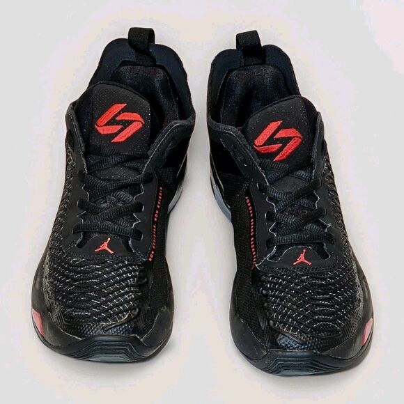 Nike Boys Air Jordan Luka 1 DQ6513-060 Black Basketball Shoes Sneakers Size 6.5Y - Picture 1 of 9